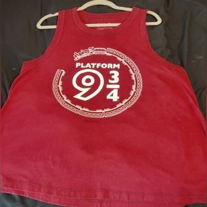 Harry Potter Platform 9 3/4 tank top, size XL.